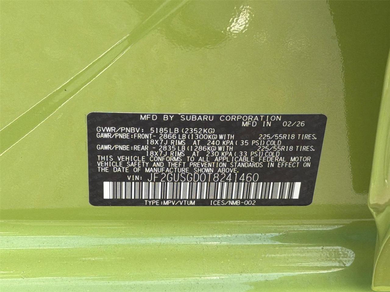 2026 Subaru Crosstrek Sport Hybrid Hagerstown MD