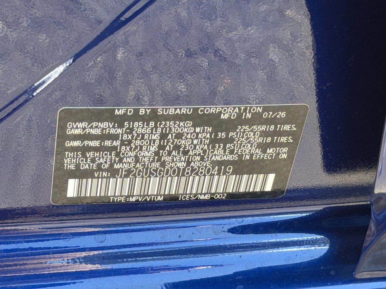 2026 Subaru Crosstrek Sport Hybrid Hagerstown MD