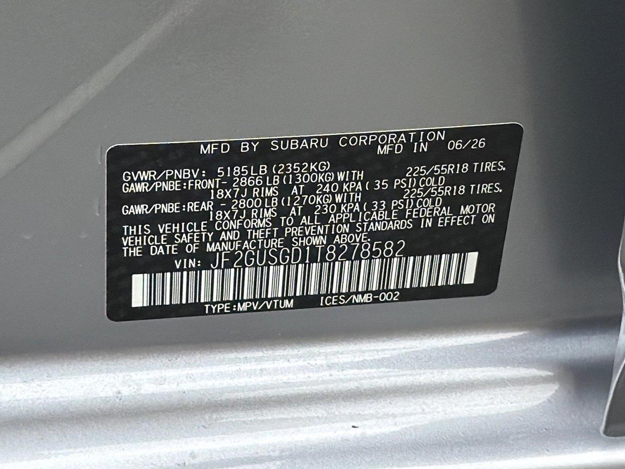 2026 Subaru Crosstrek Sport Hybrid Hagerstown MD