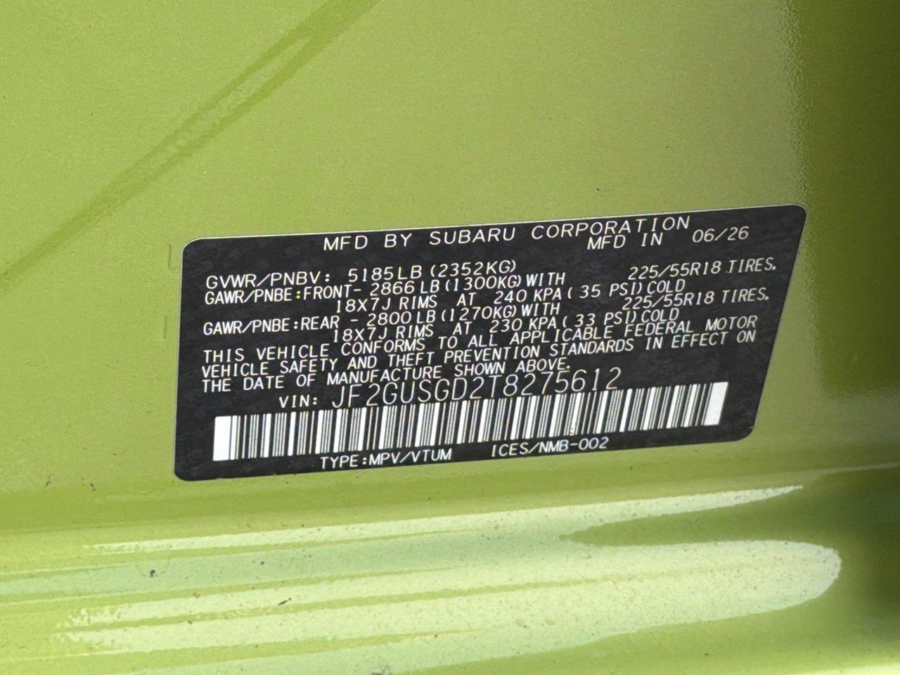2026 Subaru Crosstrek Sport Hybrid Hagerstown MD