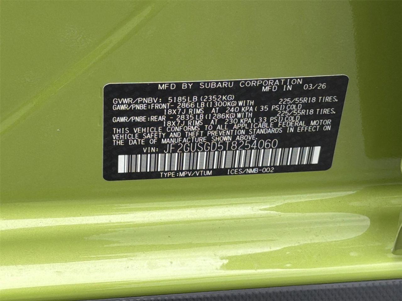 2026 Subaru Crosstrek Sport Hybrid Hagerstown MD
