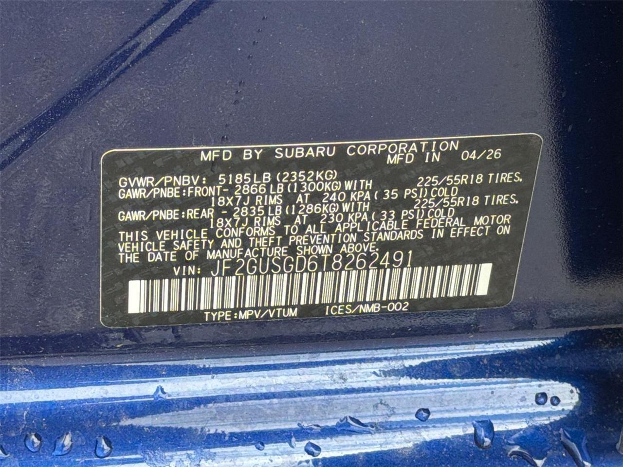 2026 Subaru Crosstrek Sport Hybrid Hagerstown MD