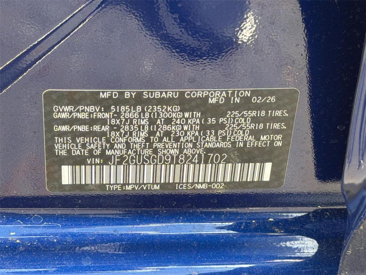 2026 Subaru Crosstrek Sport Hybrid Hagerstown MD