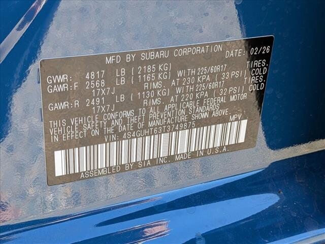 2026 Subaru Crosstrek Wilderness Roseville CA