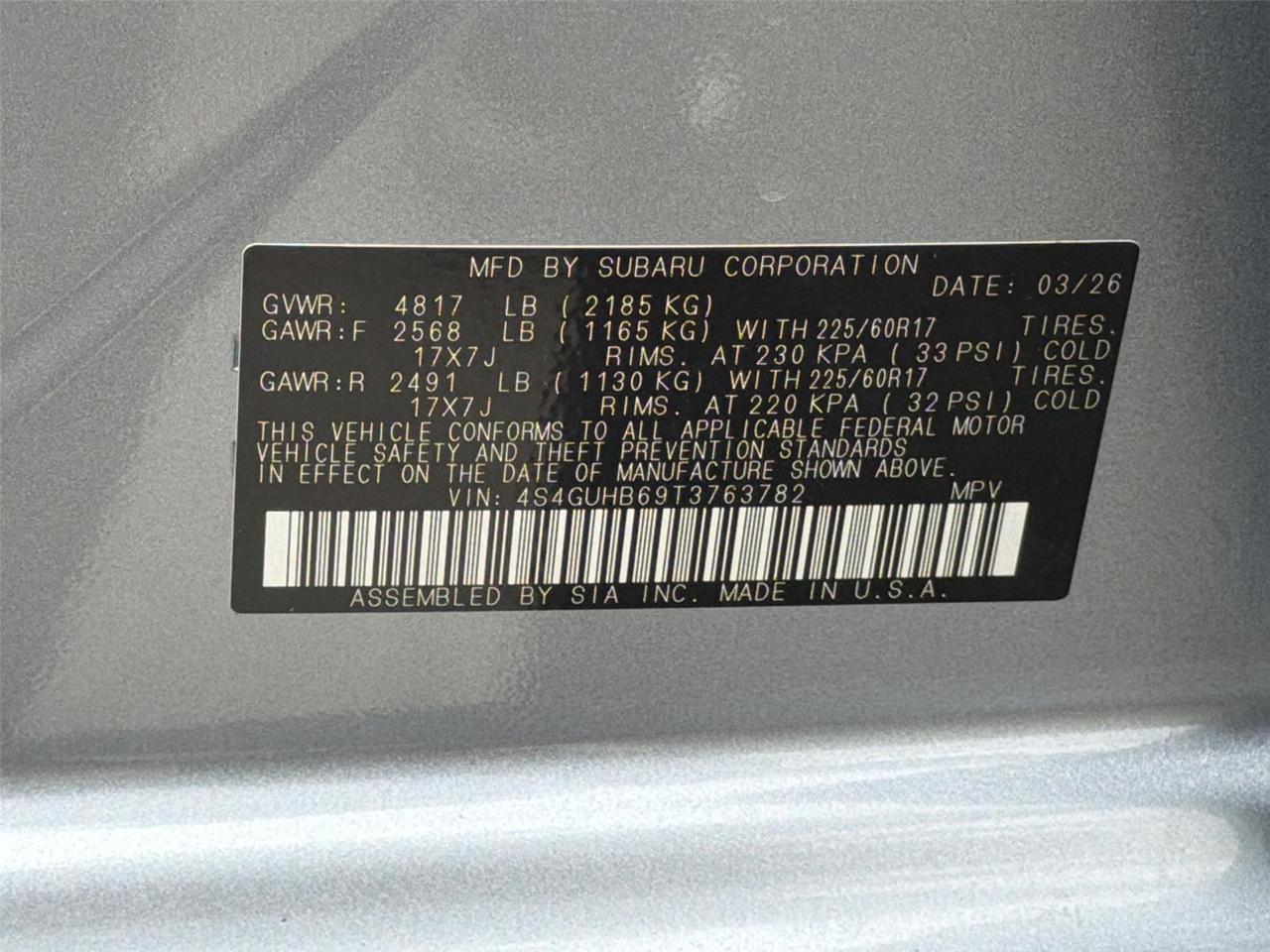 2026 Subaru Crosstrek Hagerstown MD