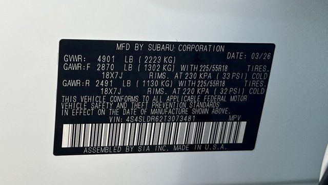 2026 Subaru FORESTER Limited Fredericksburg VA