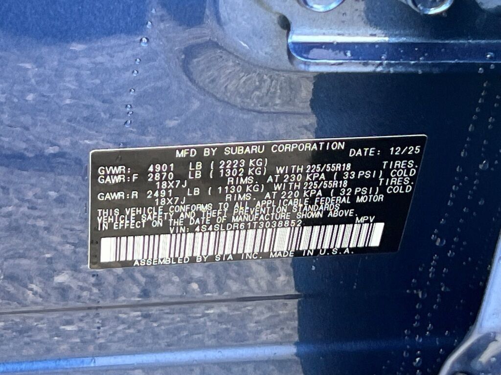 2026 Subaru FORESTER Limited Hagerstown MD