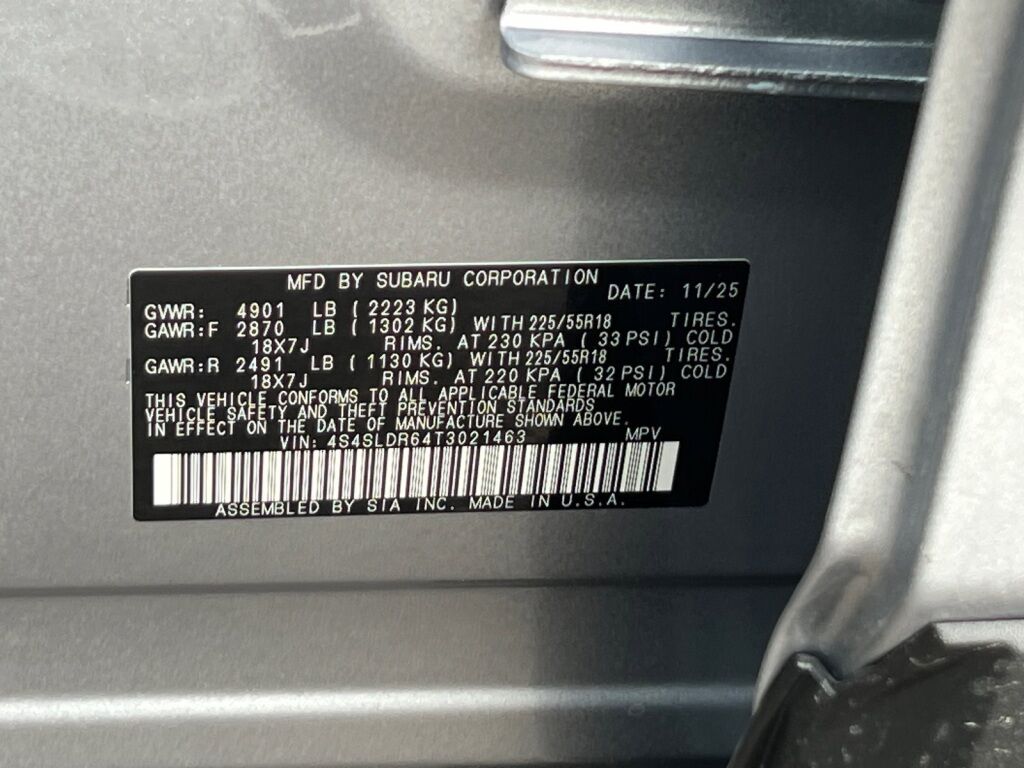 2026 Subaru FORESTER Limited Hagerstown MD