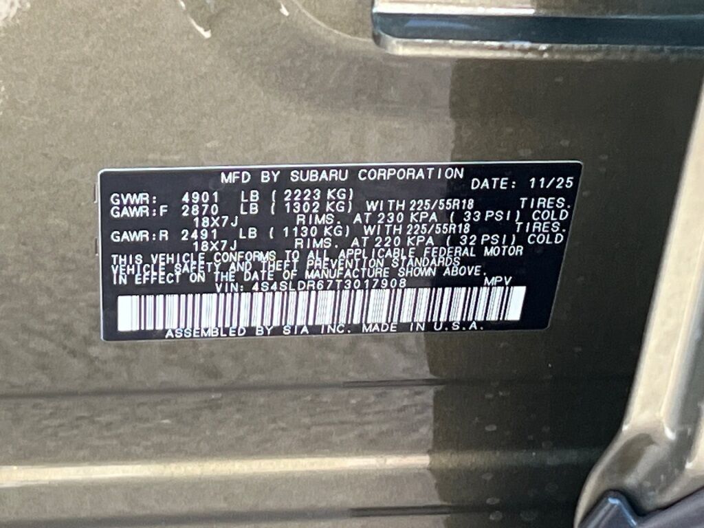 2026 Subaru FORESTER Limited Hagerstown MD