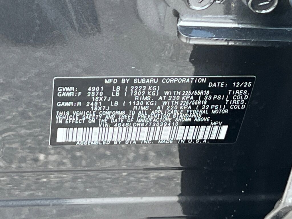 2026 Subaru FORESTER Limited Hagerstown MD