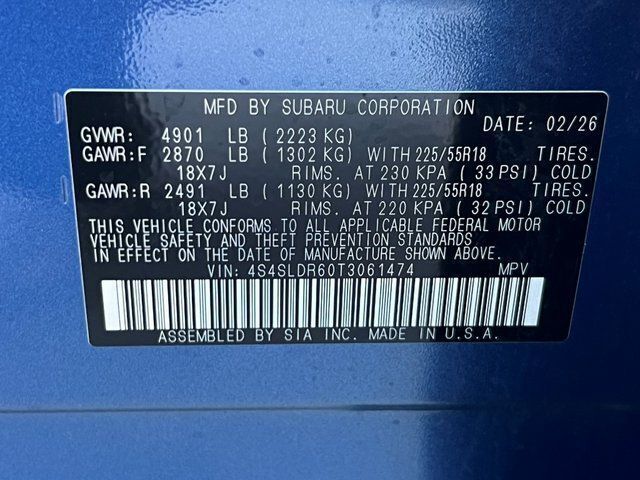 2026 Subaru FORESTER Limited Springfield VA