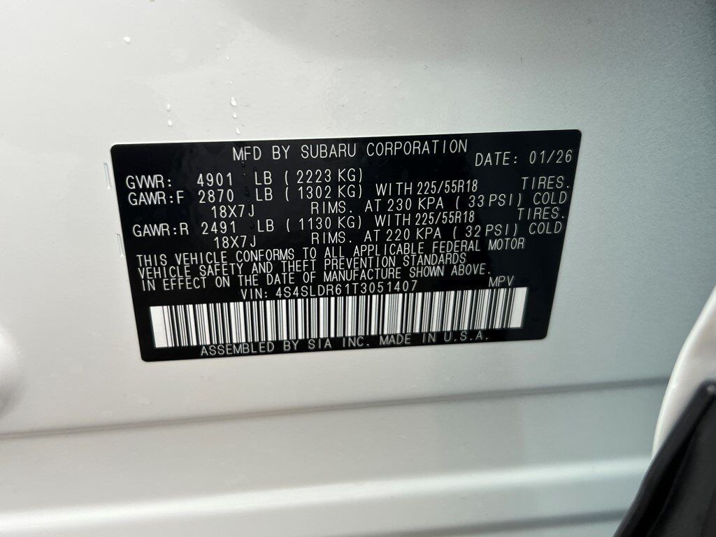 2026 Subaru FORESTER Limited Springfield VA