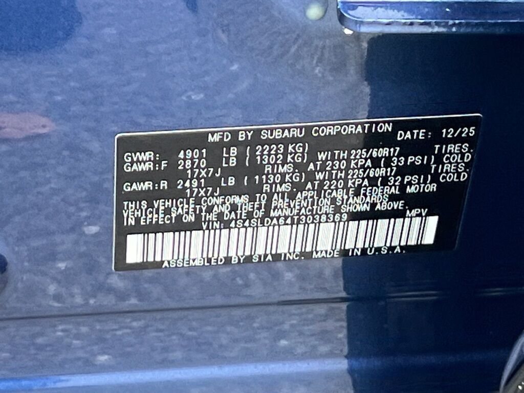 2026 Subaru FORESTER Standard Model Hagerstown MD