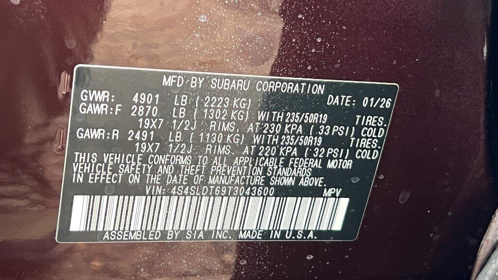 2026 Subaru FORESTER Touring Fredericksburg VA