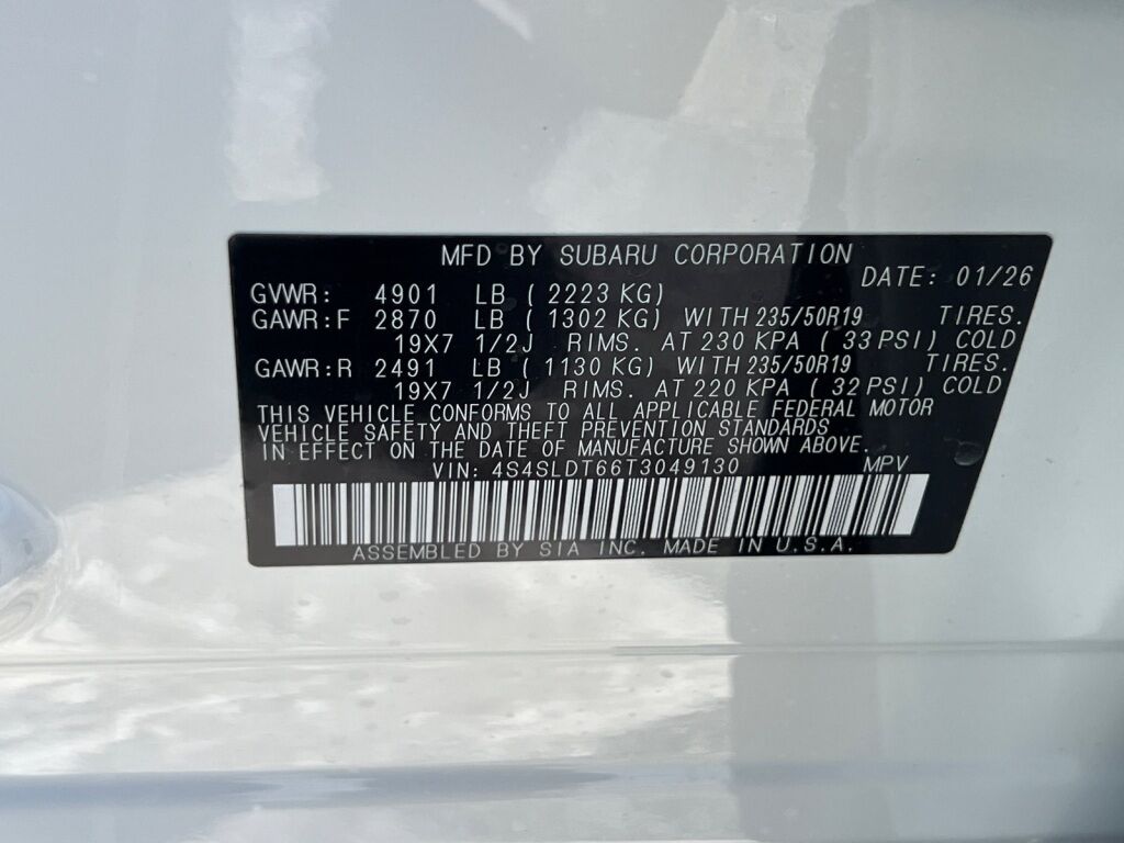 2026 Subaru FORESTER Touring Hagerstown MD