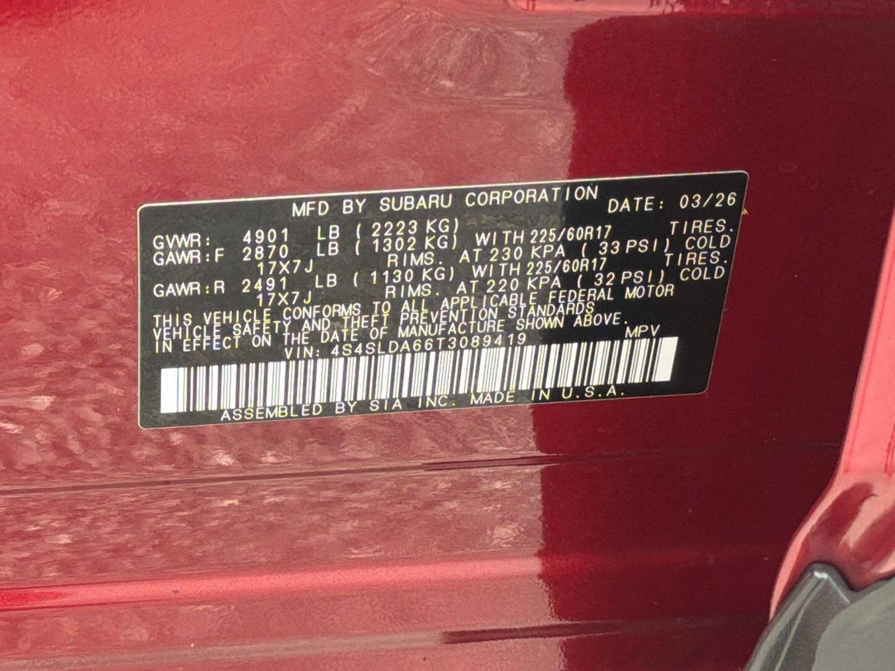 2026 Subaru Forester AWD Hagerstown MD