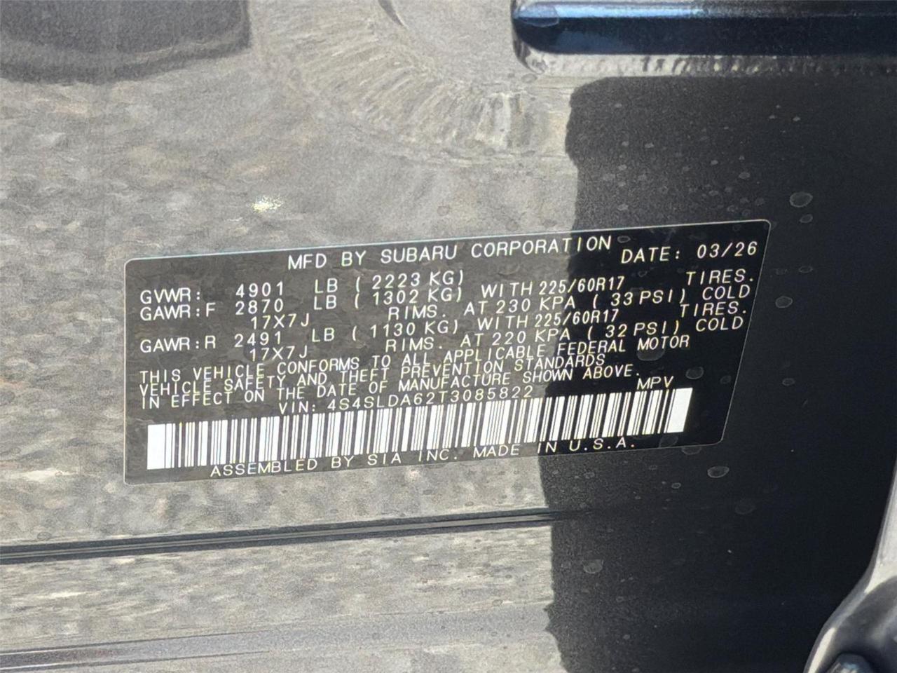 2026 Subaru Forester Base Hagerstown MD