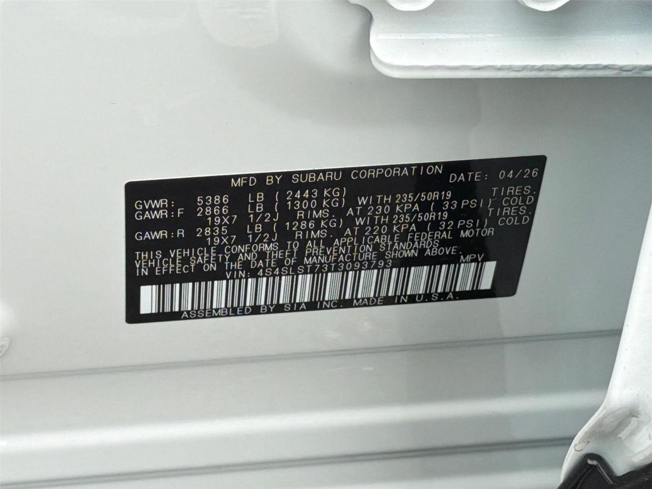 2026 Subaru Forester Touring Hybrid Hagerstown MD