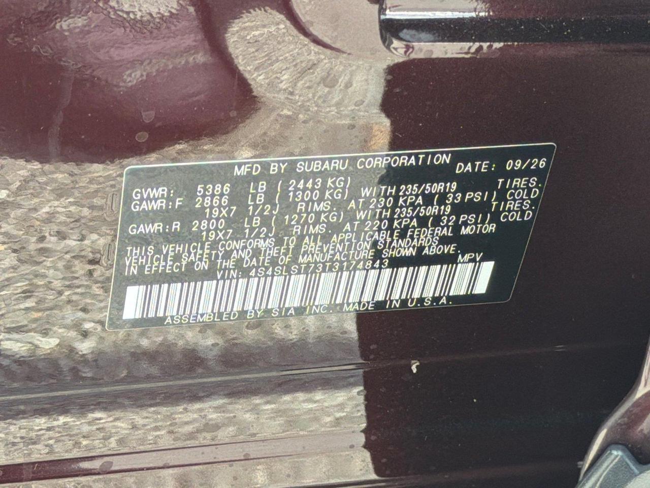 2026 Subaru Forester Touring Hybrid Hagerstown MD