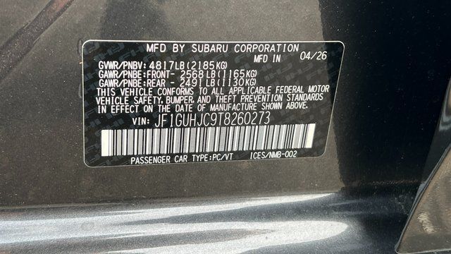 2026 Subaru IMPREZA RS Fredericksburg VA