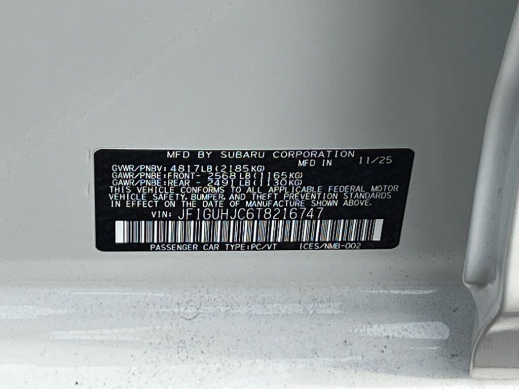 2026 Subaru IMPREZA RS Hagerstown MD