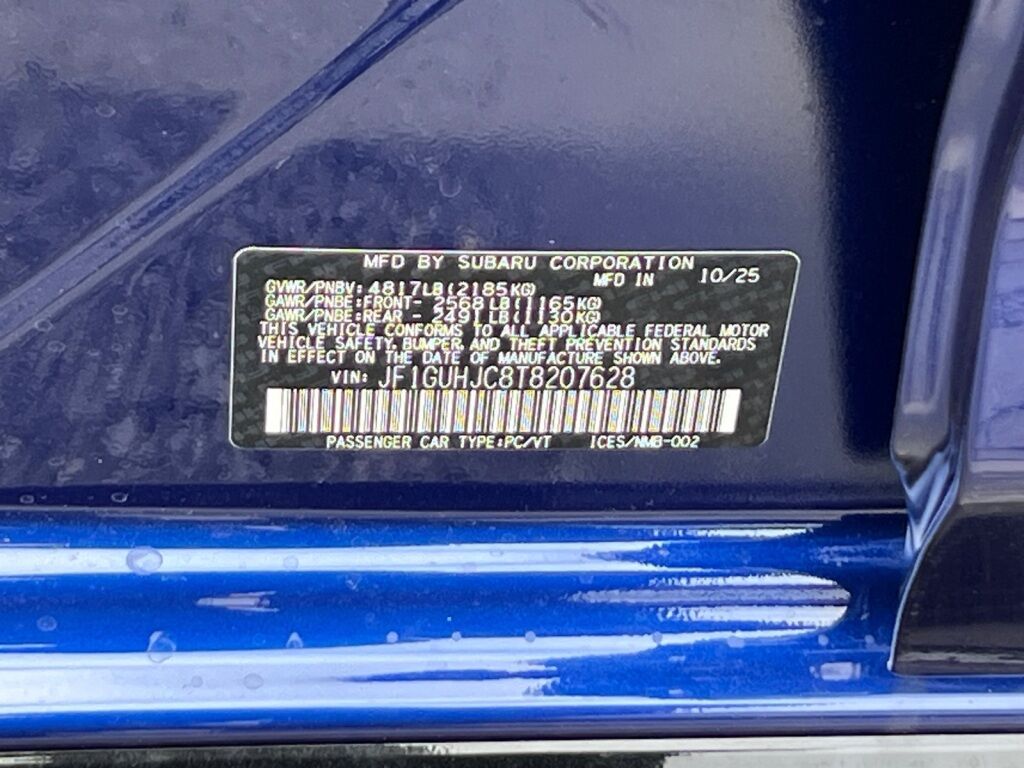 2026 Subaru IMPREZA RS Hagerstown MD