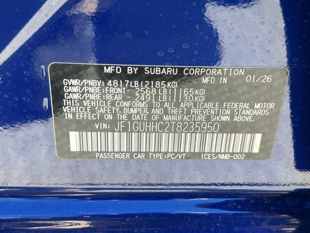 2026 Subaru IMPREZA RS Springfield VA