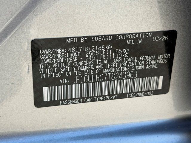 2026 Subaru IMPREZA RS Springfield VA