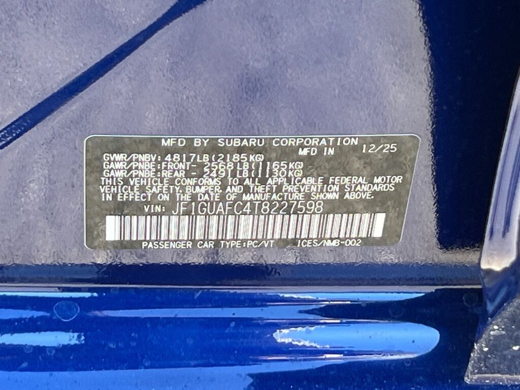 2026 Subaru IMPREZA Sport Hagerstown MD