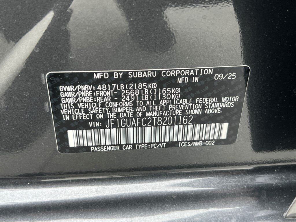 2026 Subaru IMPREZA Sport Springfield VA