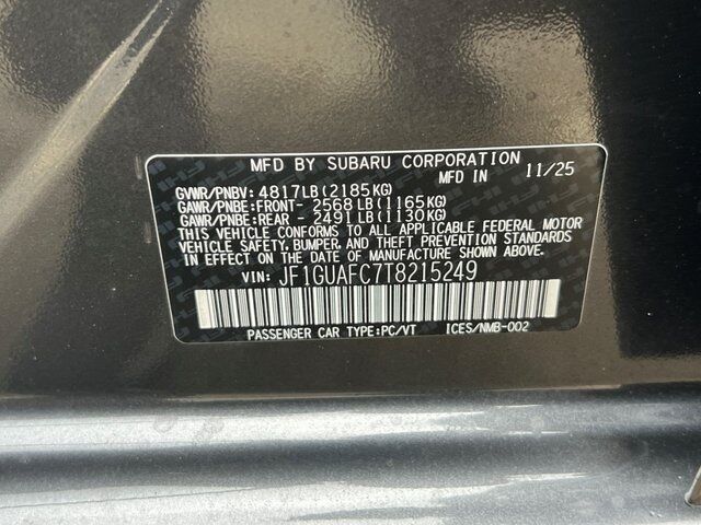 2026 Subaru IMPREZA Sport Springfield VA