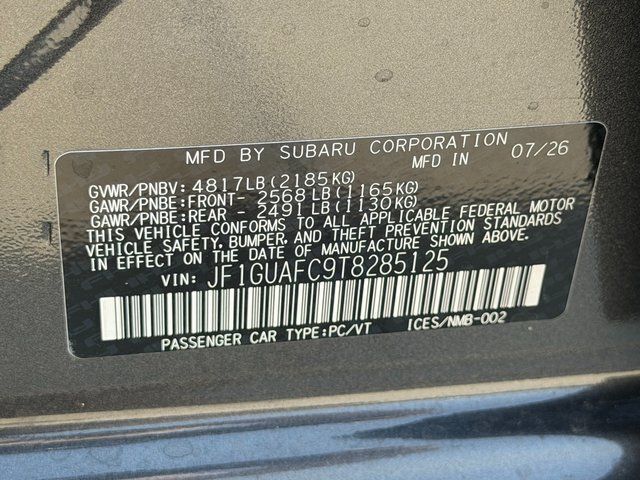 2026 Subaru IMPREZA Sport Springfield VA