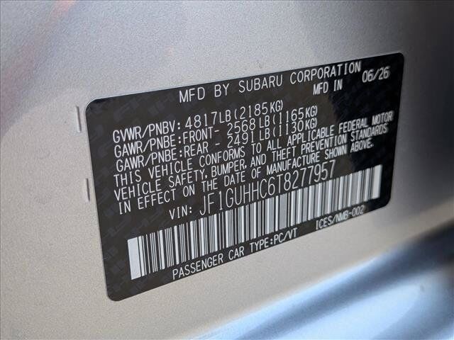 2026 Subaru Impreza RS Roseville CA