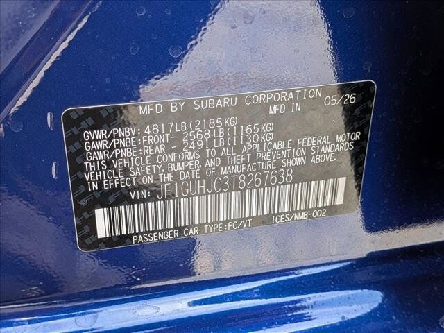 2026 Subaru Impreza RS Roseville CA