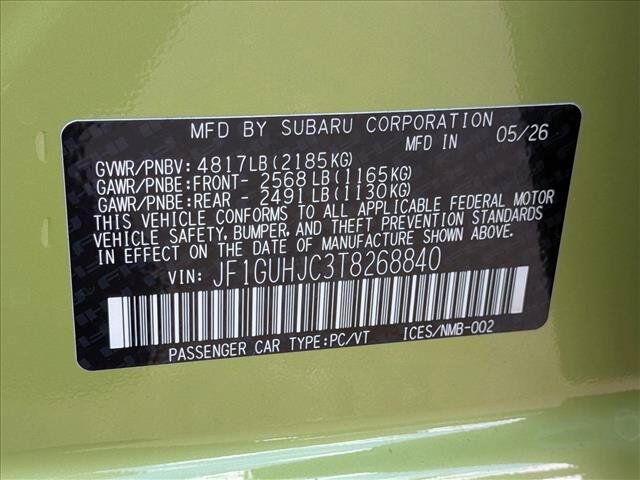 2026 Subaru Impreza RS Roseville CA