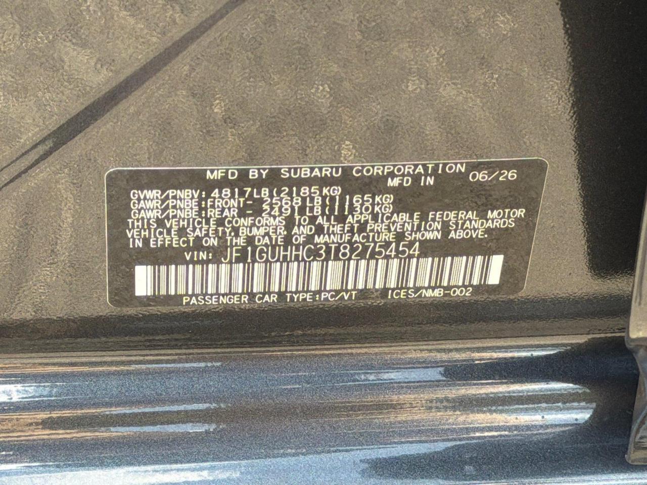 2026 Subaru Impreza RS Hagerstown MD