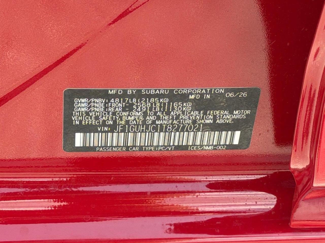 2026 Subaru Impreza RS Hagerstown MD
