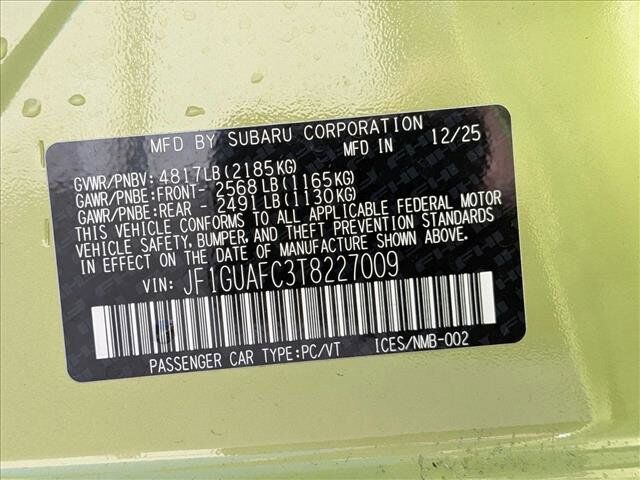 2026 Subaru Impreza Sport Roseville CA