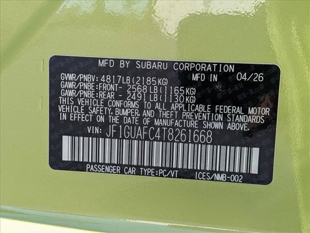 2026 Subaru Impreza Sport Roseville CA