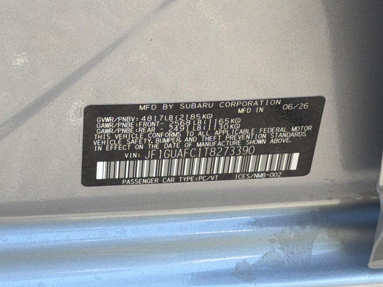 2026 Subaru Impreza Sport Hagerstown MD