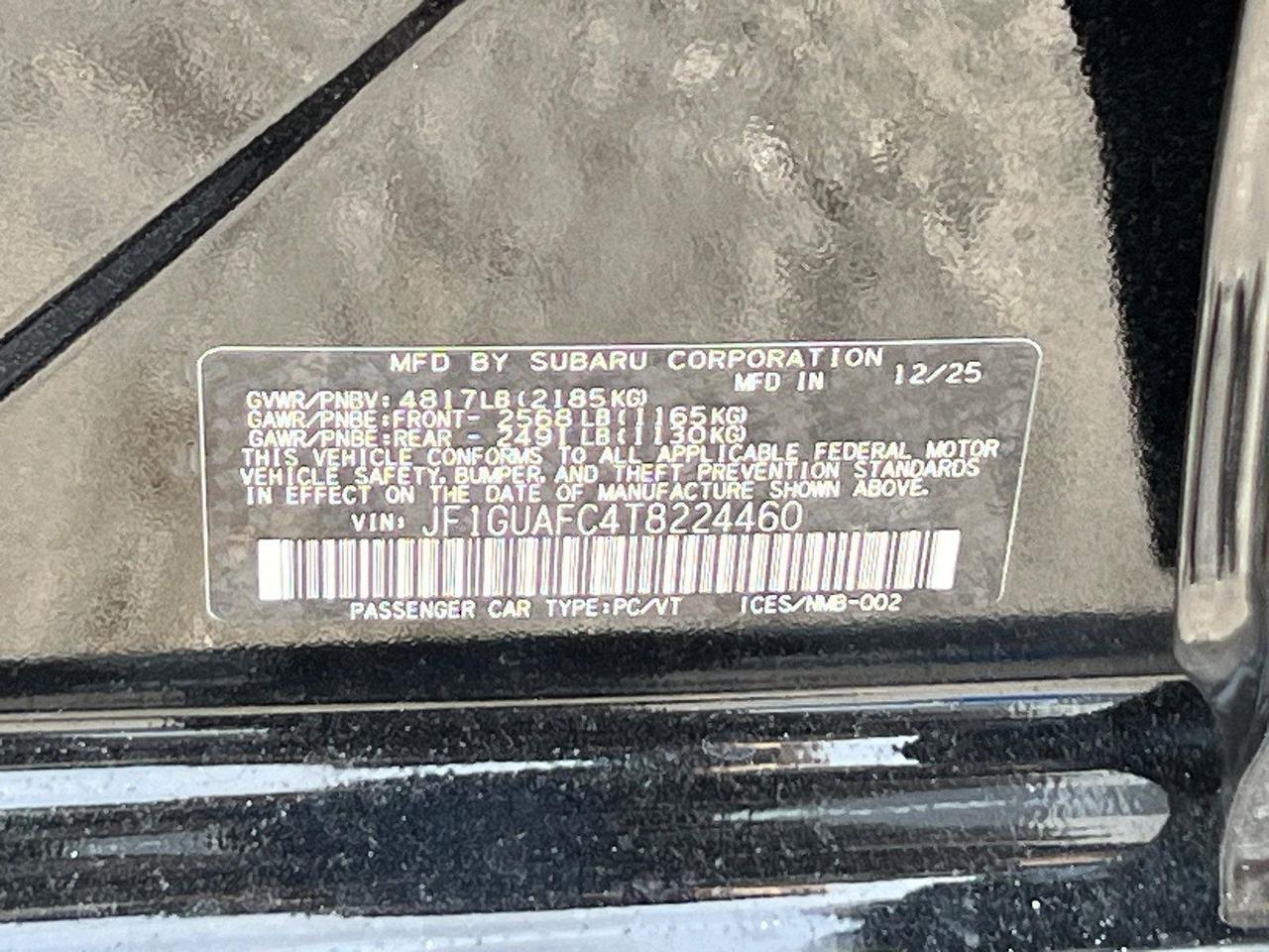 2026 Subaru Impreza Sport Hagerstown MD