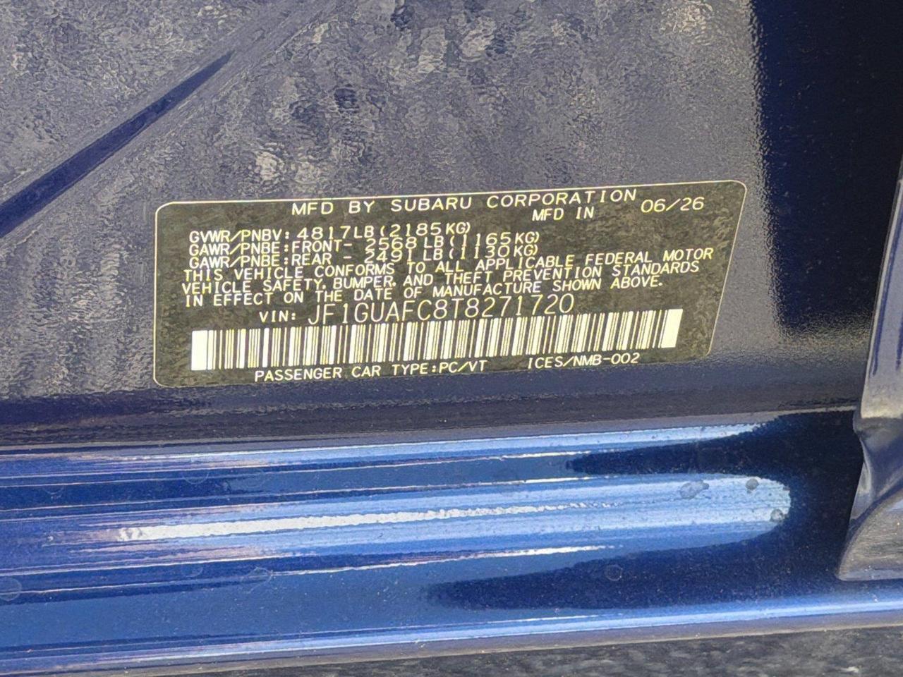 2026 Subaru Impreza Sport Hagerstown MD
