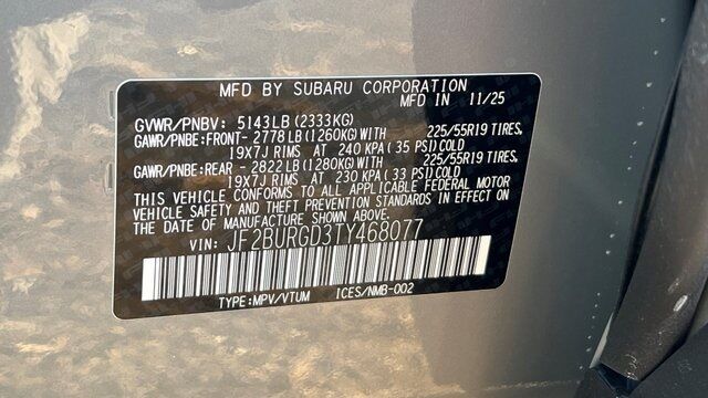 2026 Subaru OUTBACK Limited XT Fredericksburg VA