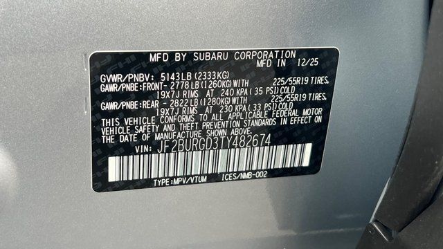 2026 Subaru OUTBACK Limited XT Fredericksburg VA