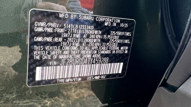 2026 Subaru OUTBACK Limited XT Fredericksburg VA