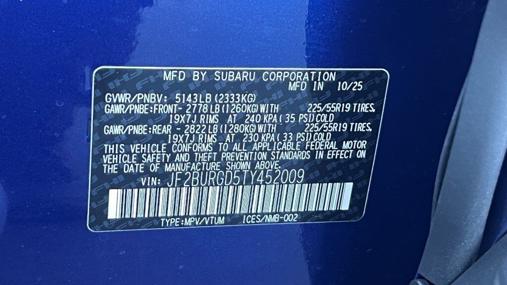 2026 Subaru OUTBACK Limited XT Fredericksburg VA