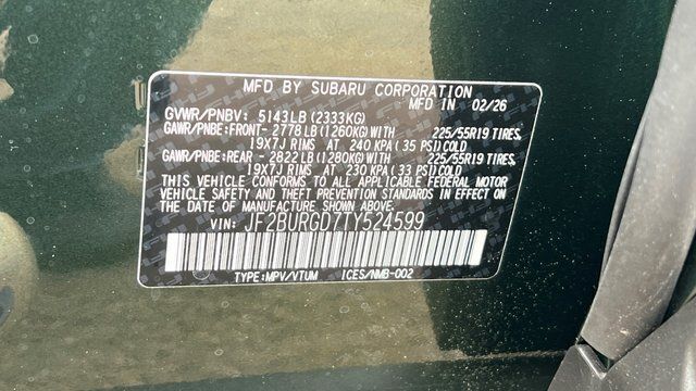 2026 Subaru OUTBACK Limited XT Fredericksburg VA