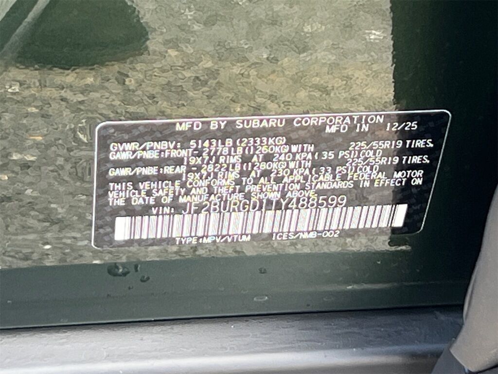 2026 Subaru OUTBACK Limited XT Hagerstown MD