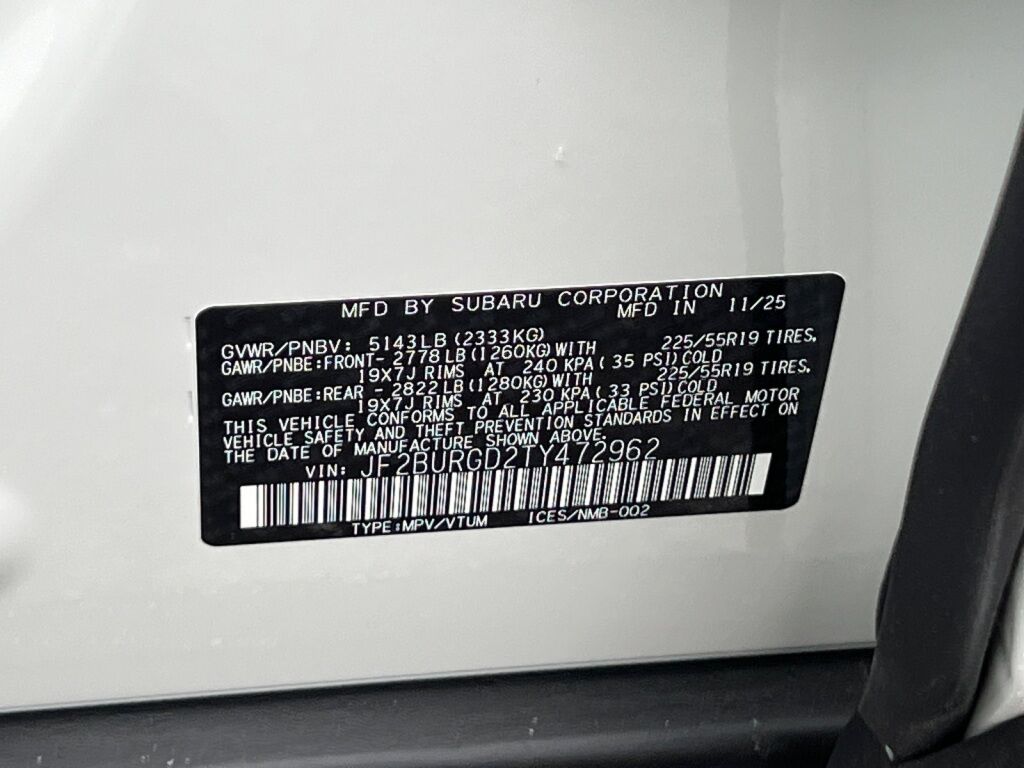 2026 Subaru OUTBACK Limited XT Hagerstown MD