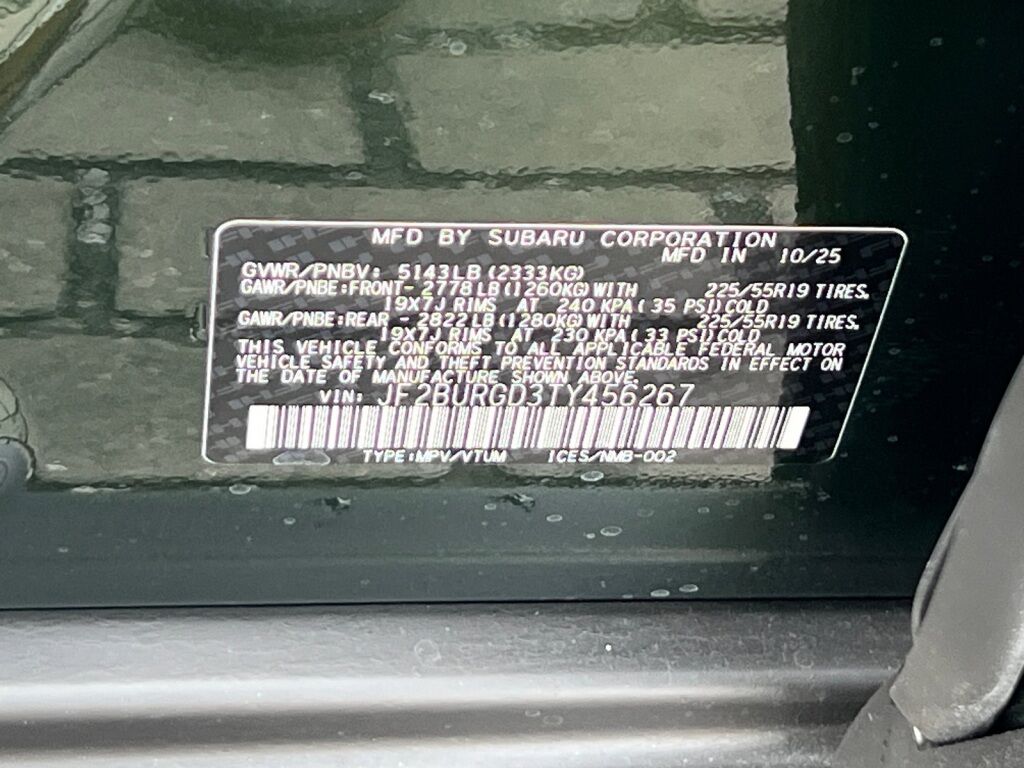 2026 Subaru OUTBACK Limited XT Hagerstown MD